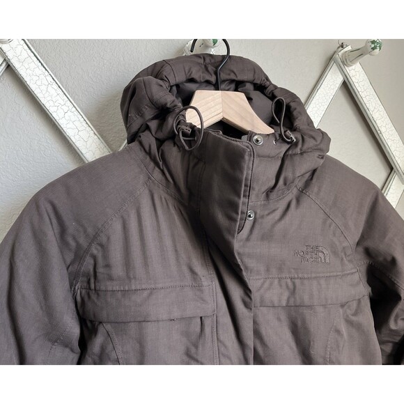 The North Face Women’s M Goose Down Hooded Parka Jacket - Brown - Picture 2 of 11